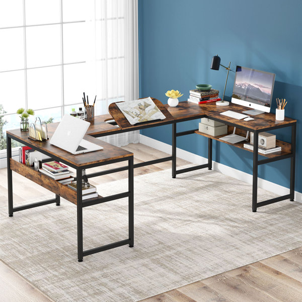 17 Stories UShape Desk Wayfair